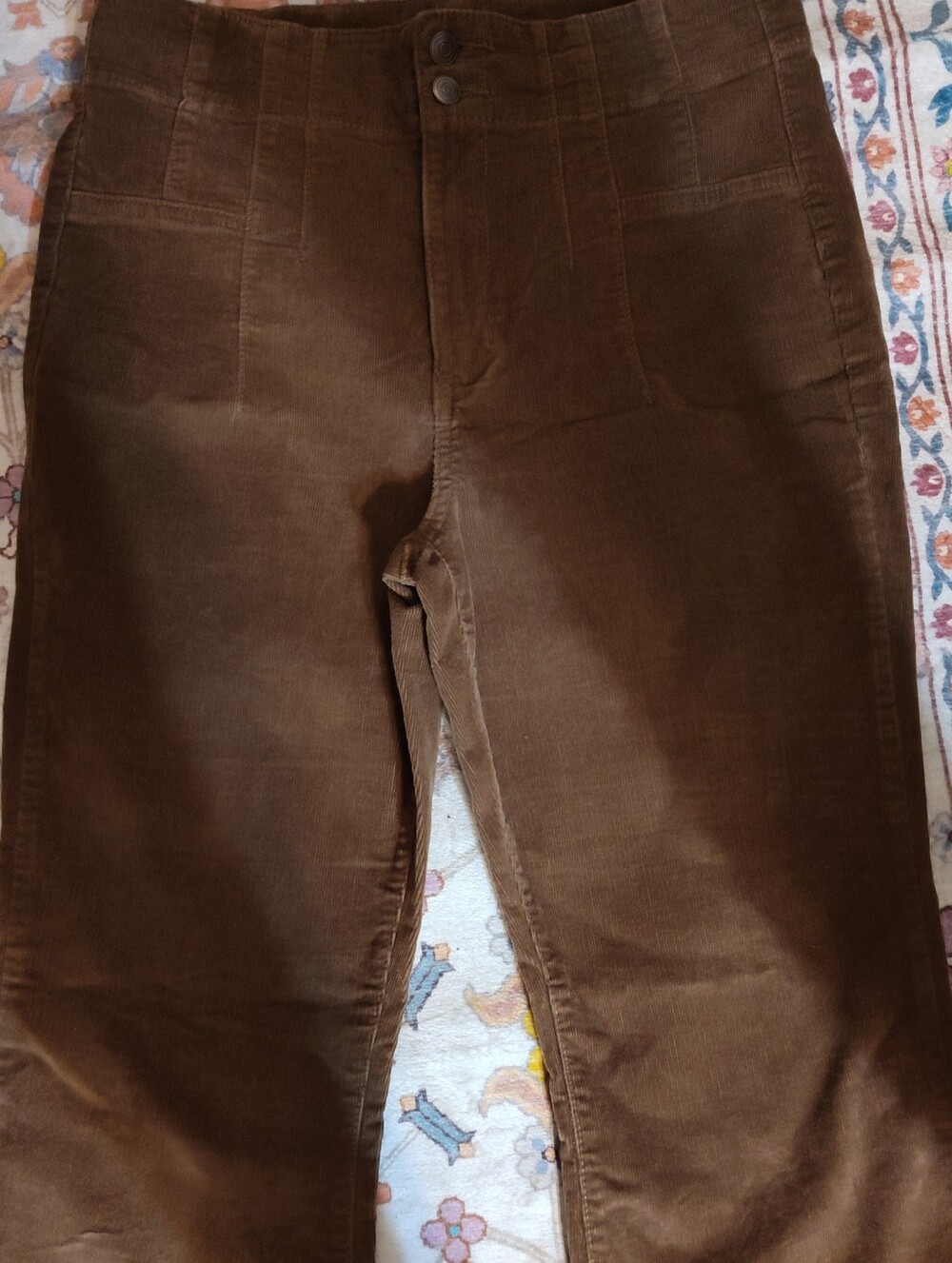 GNo Boundaries Brown Corduroy High-Rise Pants